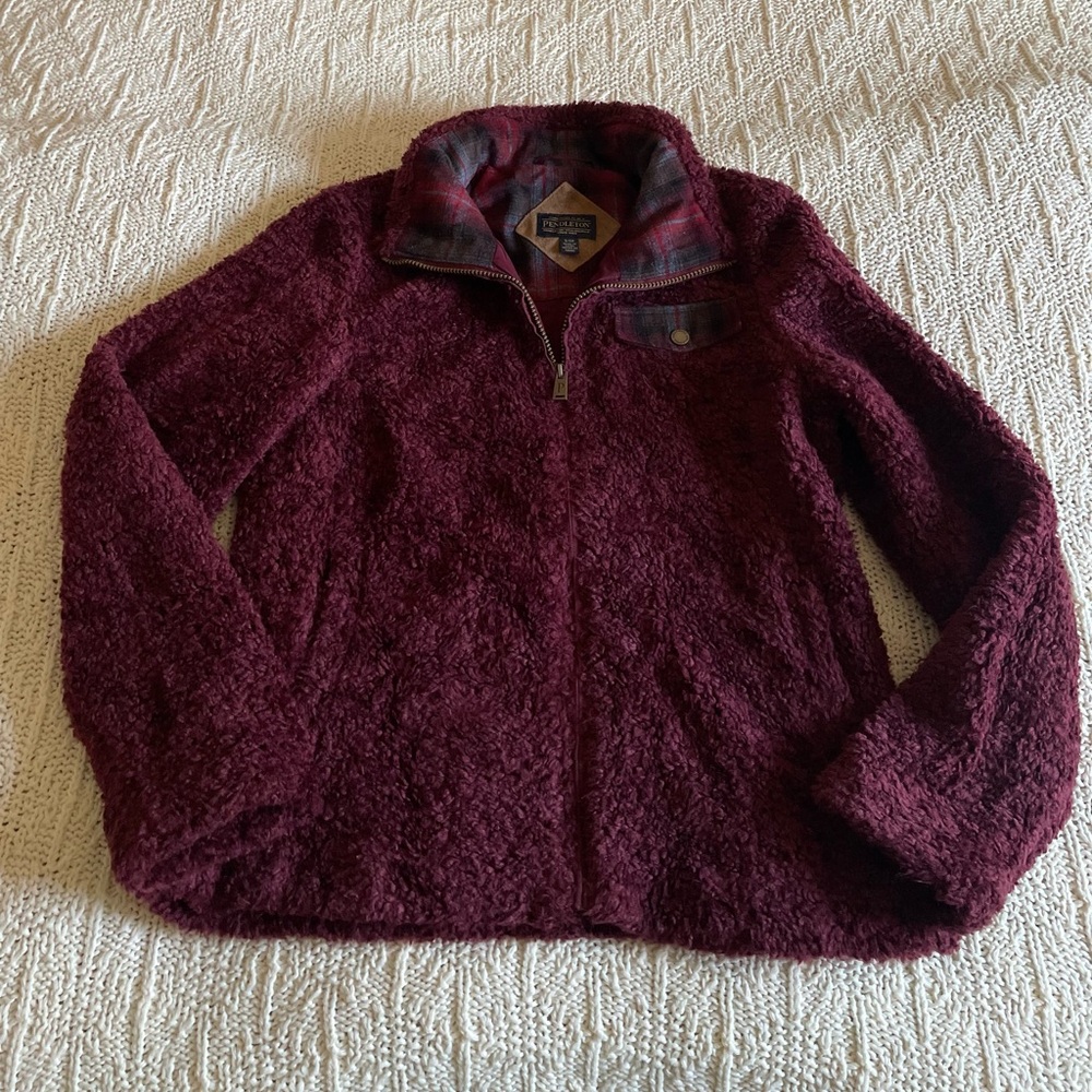 Pendleton Fuzzy Zip Jacket